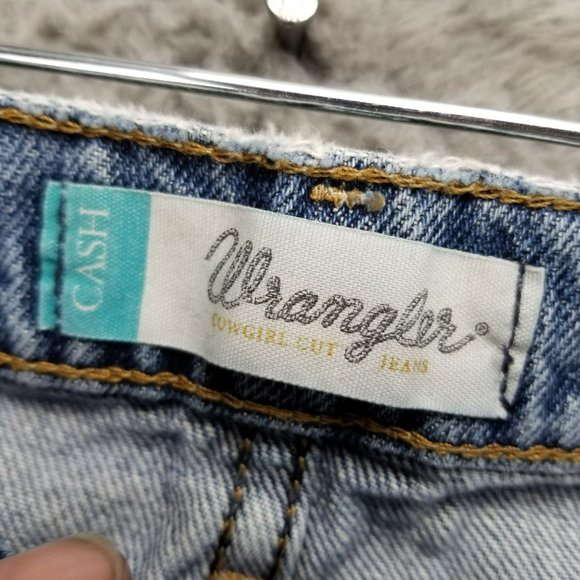 Wrangler Jeans Womens 15 Medium Wash Cotton MId Rise Shaping Bootcut - Picture 6 of 16